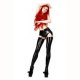 Latexkleidung liegt eng an der...
