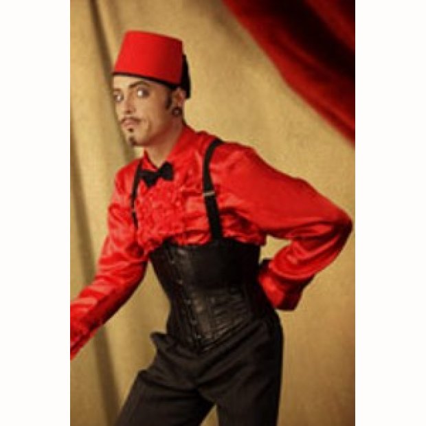 Korsett Extravagant Samt Gr�n Gr.32  