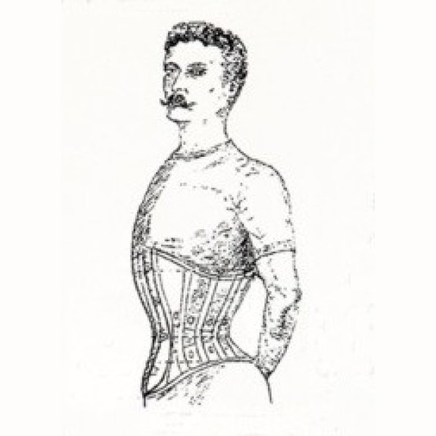 Korsett Extravagant Samt Gr�n Gr.32  