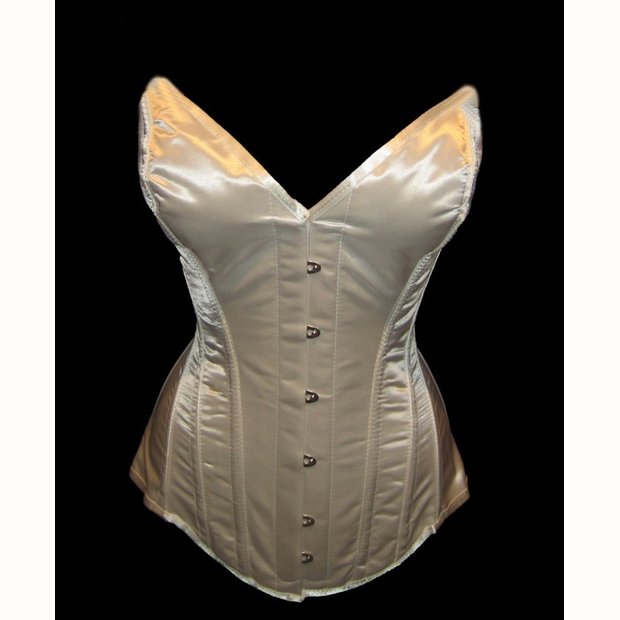 Korsett Silouet Satin Weiss Gr.36 