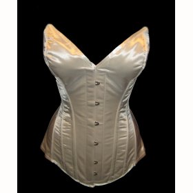 Korsett Silouet Satin Weiss Gr.36