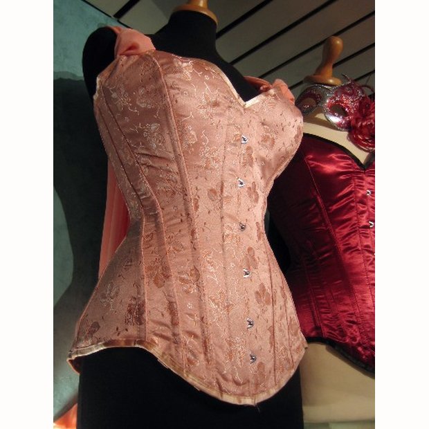 Korsett Silouet Brokat Rose Gr.52  